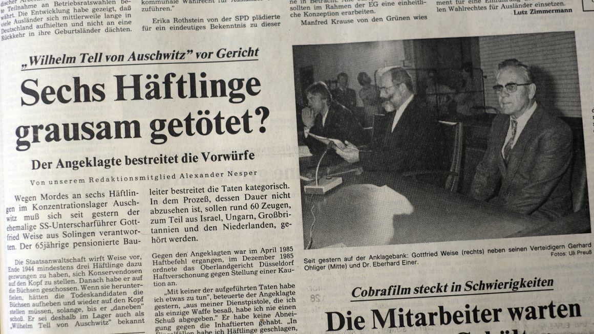 Vortrag „Der ,Wilhelm Tell‘ von Auschwitz“